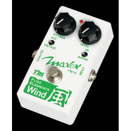 Maxon MAXFW10 - Pédale d'effet fuzz FW10 Fuzz Elements Wind