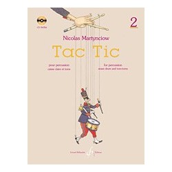 Nicolas Martynciow - Tac Tic Volume 2 - Percussion - Recueil + Audio à télécharger