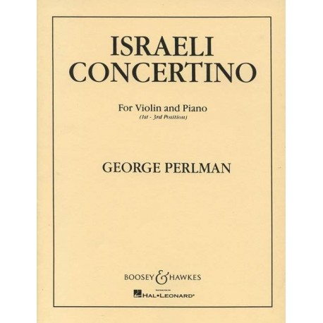 Perlman - Israeli Concerto - Violon et Piano - Recueil