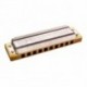 Hohner 2005/20 AB - Harmonica diatonique Marine Band Deluxe 10 trous en La bémol