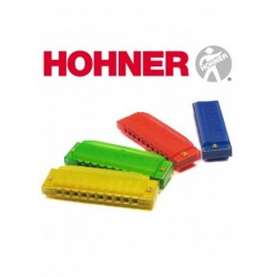 Hohner M91600 - Harmonica diatonique Happy 10 trous en Do PRIX A L’UNITE (4 coloris disponibles)