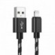 Yourban PACK 3 LIGHTING-USB BL - Pack de 3 Câbles USB-A vers Lightning 1m, 2m et 3m tresse nylon