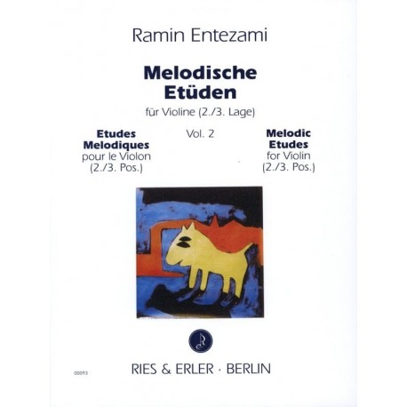 Entezami - Melodische Etuden Vol. 2 - Violon - Recueil