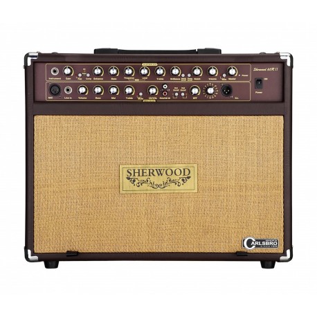 Carlsbro SHERWOOD 60 - Ampli combo 60W 2x 8" 2 canaux avec effets pour guitare acoustique