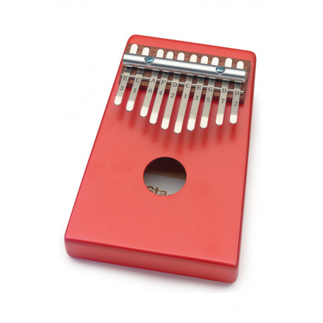 Stagg KALI-KID10-RD - Kalimba 10 lames rouge pour enfants