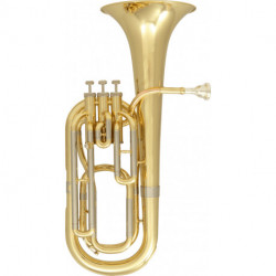 SML Paris BA16 - Saxhorn baryton Sib laiton verni avec softcase et accessoires