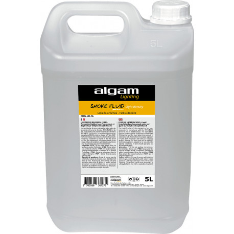 Algam Lighting FOG-LD-5L - Liquide pour machine à fumée 5 litres faible densité