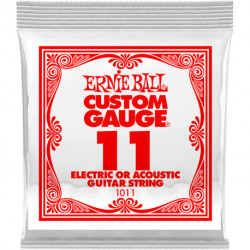 Ernie Ball 1011 - Corde .011 acier plein ( vendu a l'unité )