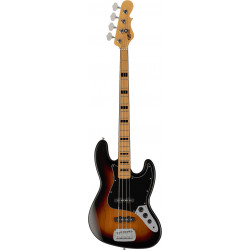 G&L TJB-3TS-M - Basse électrique passive 4 cordes Tribute Jazz Bass 3 tons sunburst touche érable