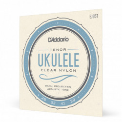 D'Addario EJ65T - Jeu de cordes Clear Nylon pour Ukulele Tenor