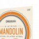 D'Addario EJ67 - Jeu de 8 Cordes pour Mandoline Plaqué Nickel - Light