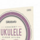 D'Addario EJ65C - Jeu de cordes Nylon 28-32-40-28 pour ukulélé concert