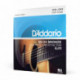 D'Addario EJ11 - Jeu de cordes en bronze 80/20 Light 12-53 pour guitare acoustique