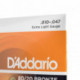 D'Addario EJ10 - Jeu de cordes en bronze 80/20 Extra Light 10-47 pour guitare acoustique