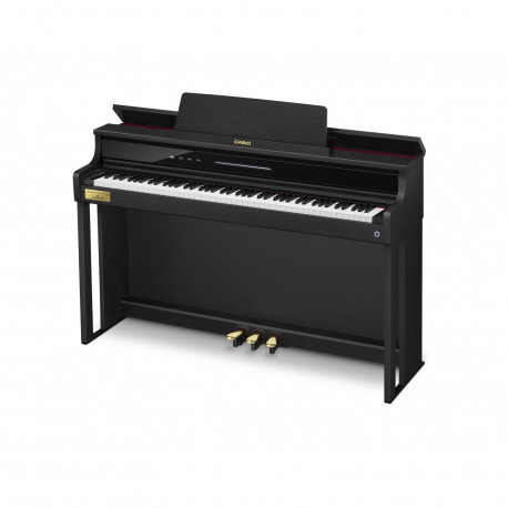 Casio AP-750 - Piano numérique meuble noir 88 touches mécanique à marteaux hybride Berlin Grand developpé par C. Bechstein