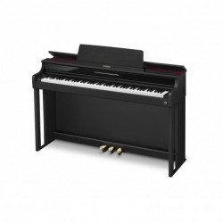 Casio AP-550BK - Piano numérique meuble noir 88 touches mécanique à marteaux hybride