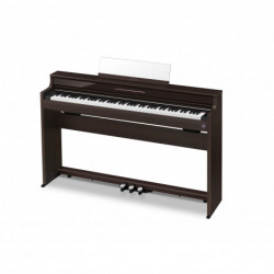 Casio AP-S450BN - Piano numérique meuble slim marron 88 touches mécanique à marteaux hybride