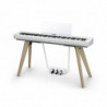 Casio PX-S7000WE - Piano numérique portable blanc avec pieds et pédalier bois Design