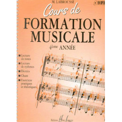 Marguerite Labrousse - Cours de formation musicale Vol.4 - Éducation musicale - Recueil