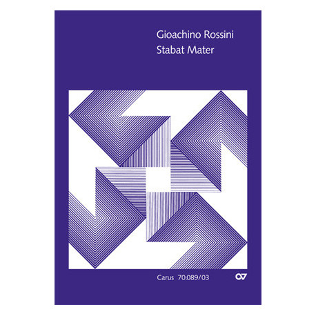 Gioachino Rossini - Stabat Mater - Mixed Choir and Ensemble - Vocal Score