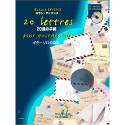 Roland Dyens - 20 Lettres - Guitare - Recueil + CD