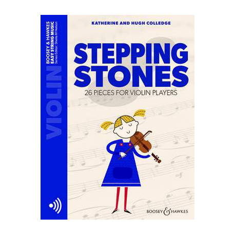 Hugh Colledge/Katherine Colledge - Stepping Stones 26 pieces for violin players - Violon - Recueil + Enregistrement(s) en ligne