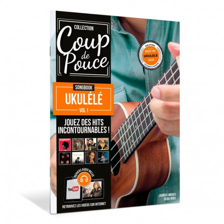 Coup de Pouce Songbook Ukulele Vol. 1 - Ukulélé - Recueil + Enregistrement(s) en ligne