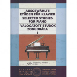 Mariann Teöke - Ausgewählte Etüden I für Klavier für Klavier - Piano - Recueil