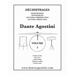 Dante Agostini - Preparation au Dechiffrage Vol.2 Preparation for Sight-Reading - Batterie - Recueil