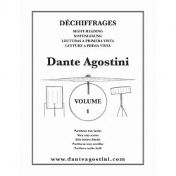 Dante Agostini - Preparation au Dechiffrage Vol.1 Preparation for Sight-Reading - Batterie - Recueil