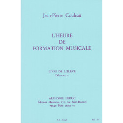 Jean-Pierre Couleau - L'heure de formation musicale - Débutant 2 - Elève - Theory and Education - Recueil