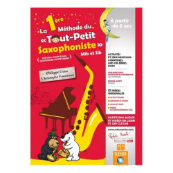 GEISS Philippe/FOURMAUX Christophe - La 1re MÉTHODE TOUT PETIT SAXOPHONISTE - Audio en ligne et Clé USB