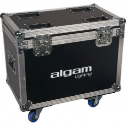 Algam Lighting MW19X15Z-FC - Flight-case sur roulettes pour 2 lyres MW1915Z