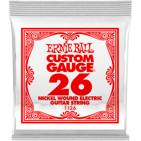 Ernie Ball 1126 - Corde .026 filé nickel pour guitare electrique