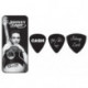 Dunlop JCPT01M - Boite 6 mediators medium collector Johnny Cash Memphis