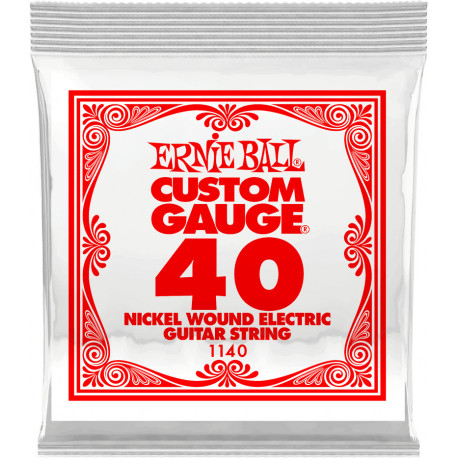 Ernie Ball 1140 - Corde .040 renforcée au titane pour guitare electrique