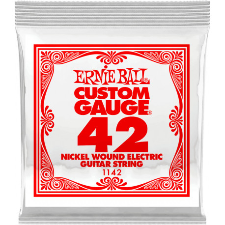 Ernie Ball 1142 - Corde .042 renforcée au titane pour guitare electrique