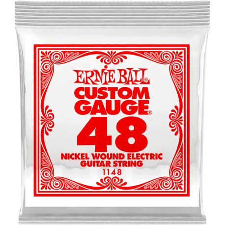 Ernie Ball 1148 - Corde .048 filé nickel pour guitare electrique