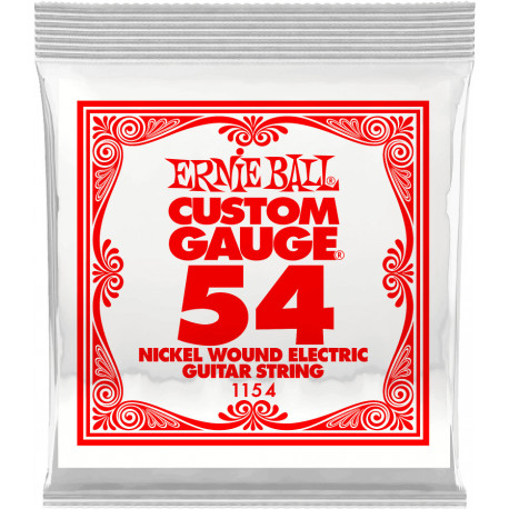 Ernie Ball 1154 - Corde .054 filé nickel pour guitare electrique