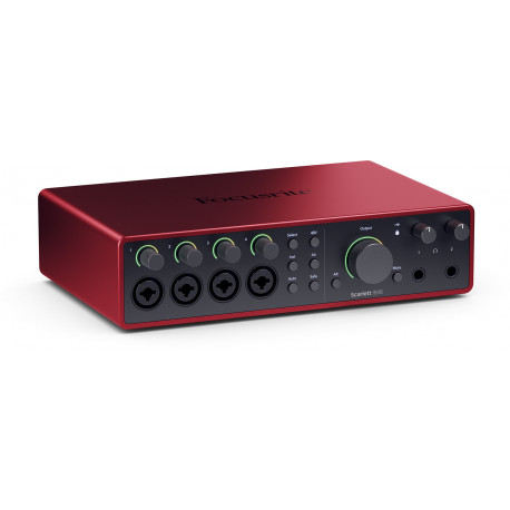 Focusrite SCARLETT4-18I16 - Interface audio USB-C Scarlett G4 18 entrées/16 sorties 4 préamplis