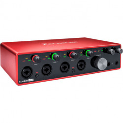 Focusrite SCARLETT3-18I8 - Interface audio USB-C Scarlett G3 18 entrées/8 sorties 4 préamplis