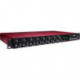 Focusrite SCARLETT-OCTOPRE-DYN - Préampli micro Scarlett 8 canaux ADAT avec compresseur 19" 1U