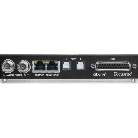 Focusrite ISA-ADN8 - Carte ADN8 extension ADAT, AES/EBU,S/PDIF et DANTE pour Isa 428/828 MKII