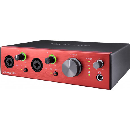 Focusrite CLARETT-2PRE+ - Interface audio USB-C Clarett+ 10 entrées/4 sorties