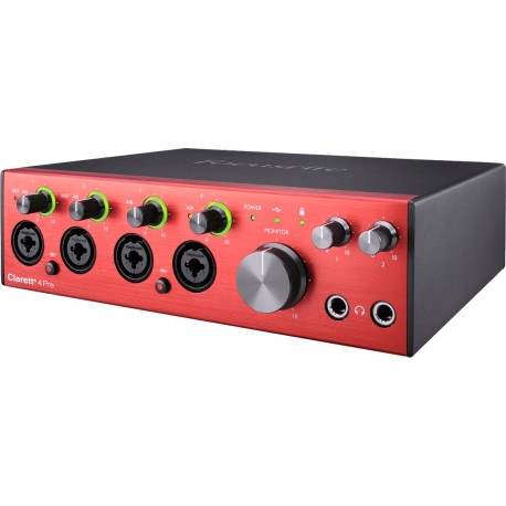 Focusrite CLARETT-4PRE+ - Interface audio USB-C Clarett+ 18 entrées/8 sorties