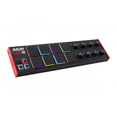 Akai Professional LPD8MK2 - Contrôleur USB Midi 8 pads, 8 potentiomètres