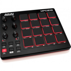 Akai Professional MPD218 - Contrôleur USB Midi 16 pads, 6 potentiomètres