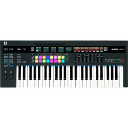 Novation 49SLMK3 - Clavier maitre Remote 49 notes SL MKIII 8 encodeurs, 8 faders, 16 pads, 5 ecrans oLed