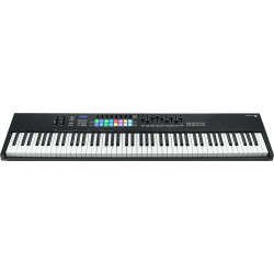 Novation LAUNCHKEY-88-MK3 - Clavier maître Launchkey 88 Mk3 88 touches semi-lestées, 16 pads, 8 encodeurs, 9 faders