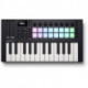 Novation LAUNCHKEY-MN25-MK4 - Clavier maitre Launchkey 25 MK4 25 mini touches, 16 pads, 8 encodeurs écran OLED